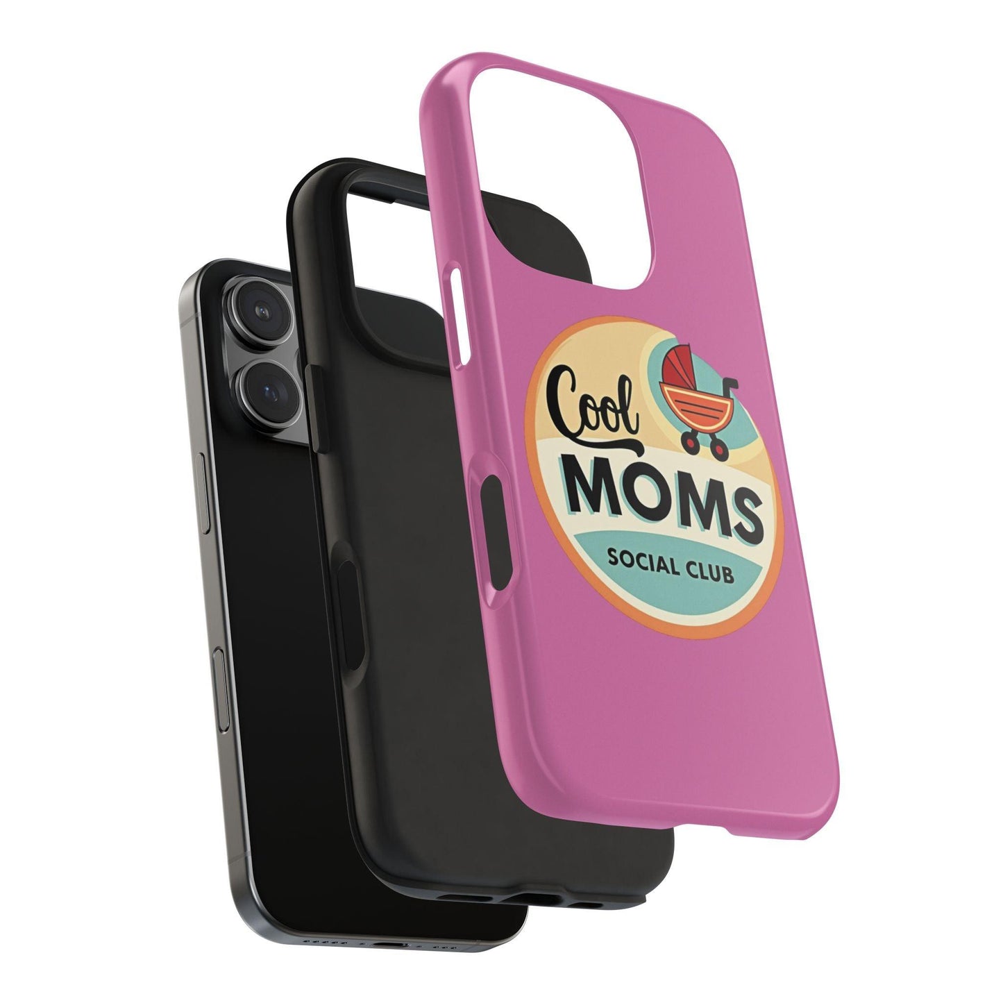 Retro Cool Moms Social Club Tough Phone Cases for Phones - Even Keel LLC