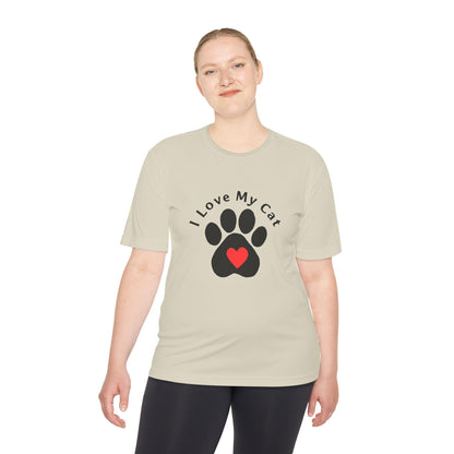 Cat Lover Moisture Wicking Tee for Cat Enthusiasts Apparel - Even Keel LLC