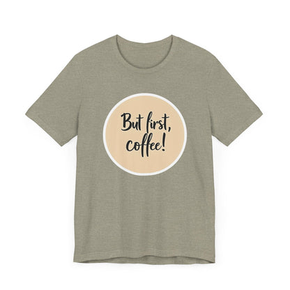 Coffee Lover Tee - Unisex Short Sleeve Jersey Shirt Design - Even Keel LLC