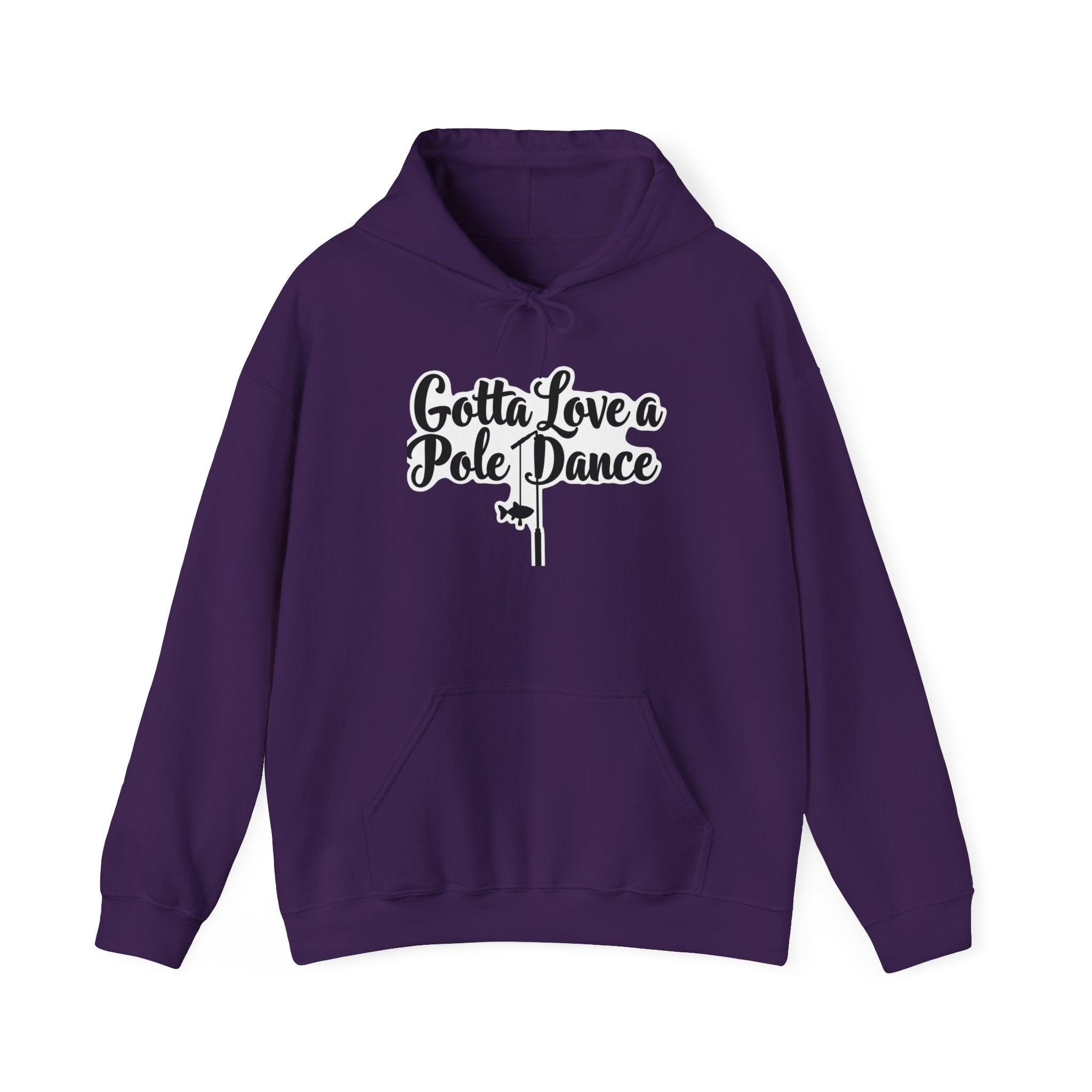 Fishing Pole Dance Hooded Sweatshirt for Cozy Comfort - Even Keel LLC