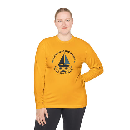 Smooth Seas Lightweight Performance Long Sleeve Tee for Activewear - Even Keel LLC