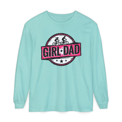 Girl Dad Long Sleeve T-Shirt for Proud Fathers of Daughters - Even Keel LLC