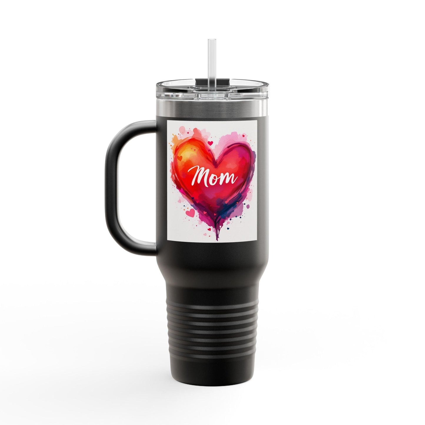 Travel Mug - Love Mom Day Insulated 40oz Coffee Cup - Even Keel LLC