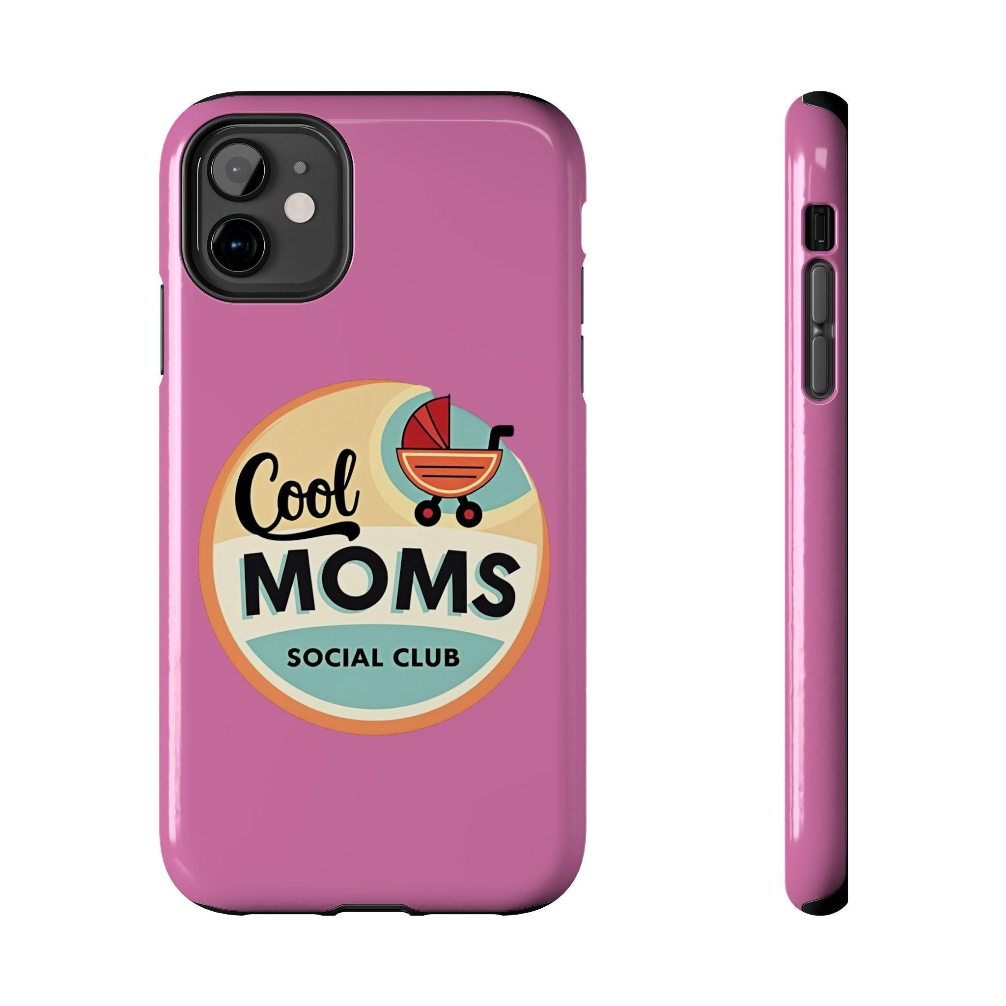 Retro Cool Moms Social Club Tough Phone Cases for Phones - Even Keel LLC