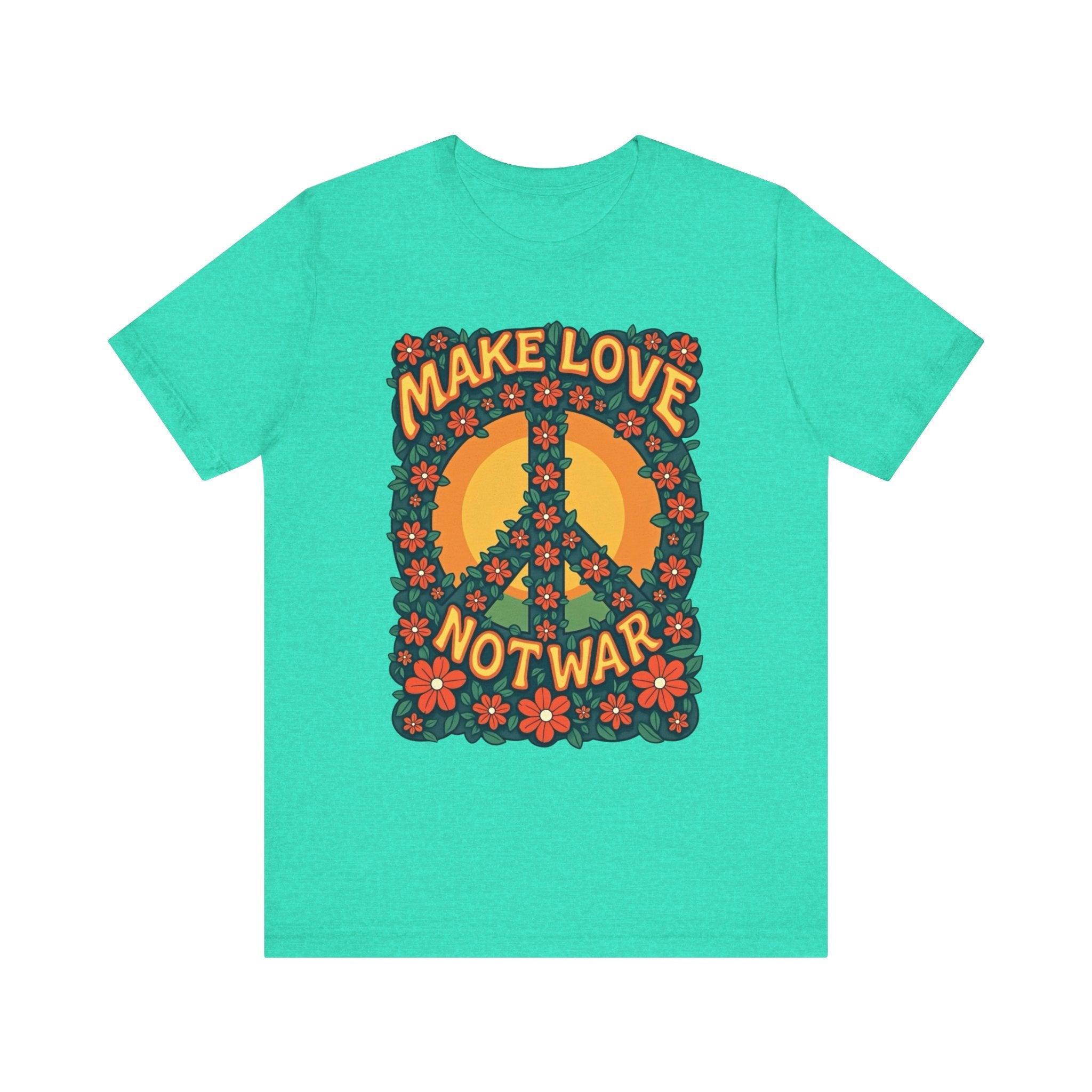 Peace Sign T-Shirt for Love and Unity in Any Size - Even Keel LLC