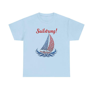 Sailstrong - Unisex Patriotic Sailing Tee for Comfort - Even Keel LLC