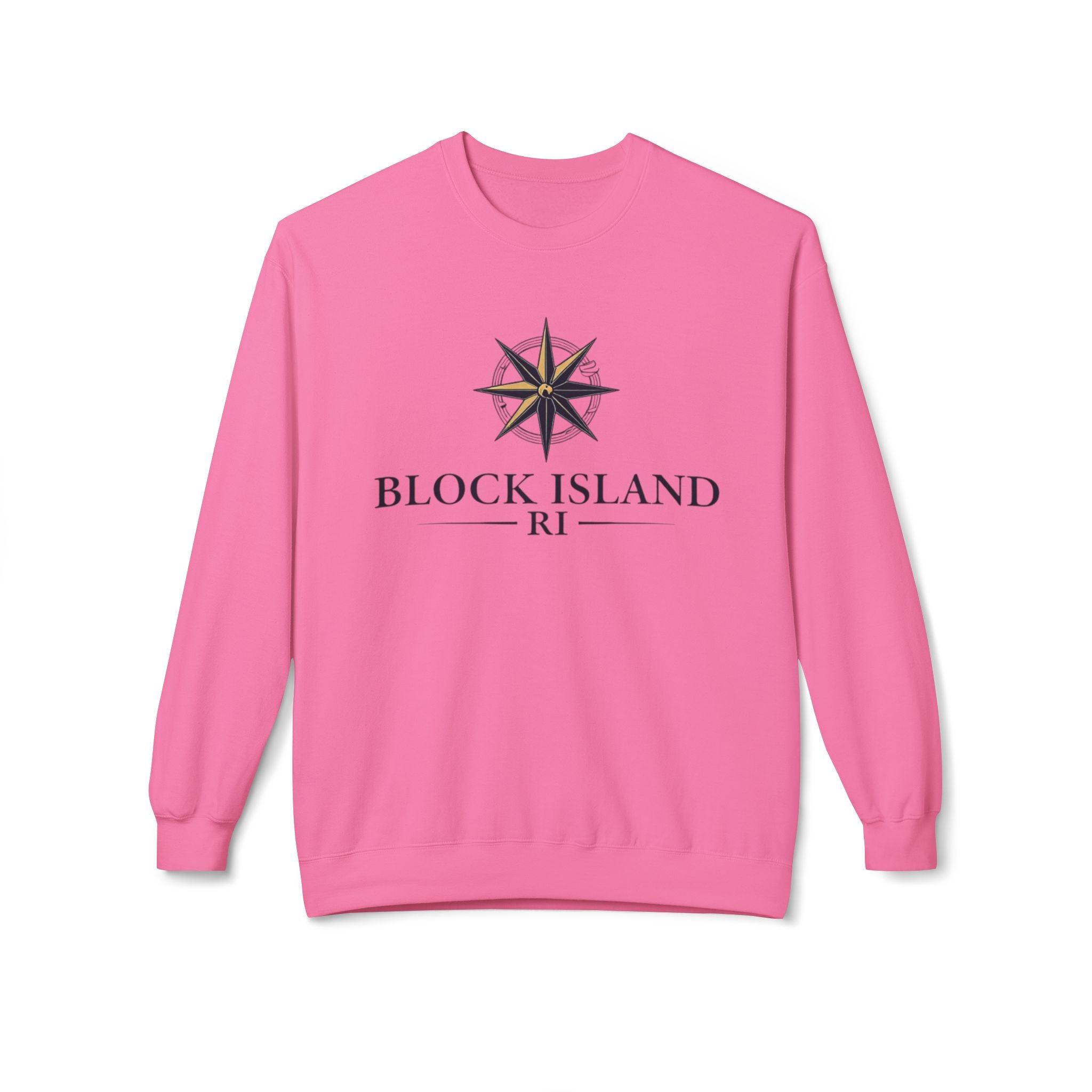 Nautical Block Island, RI Sweatshirt for Coastal Living - Even Keel LLC