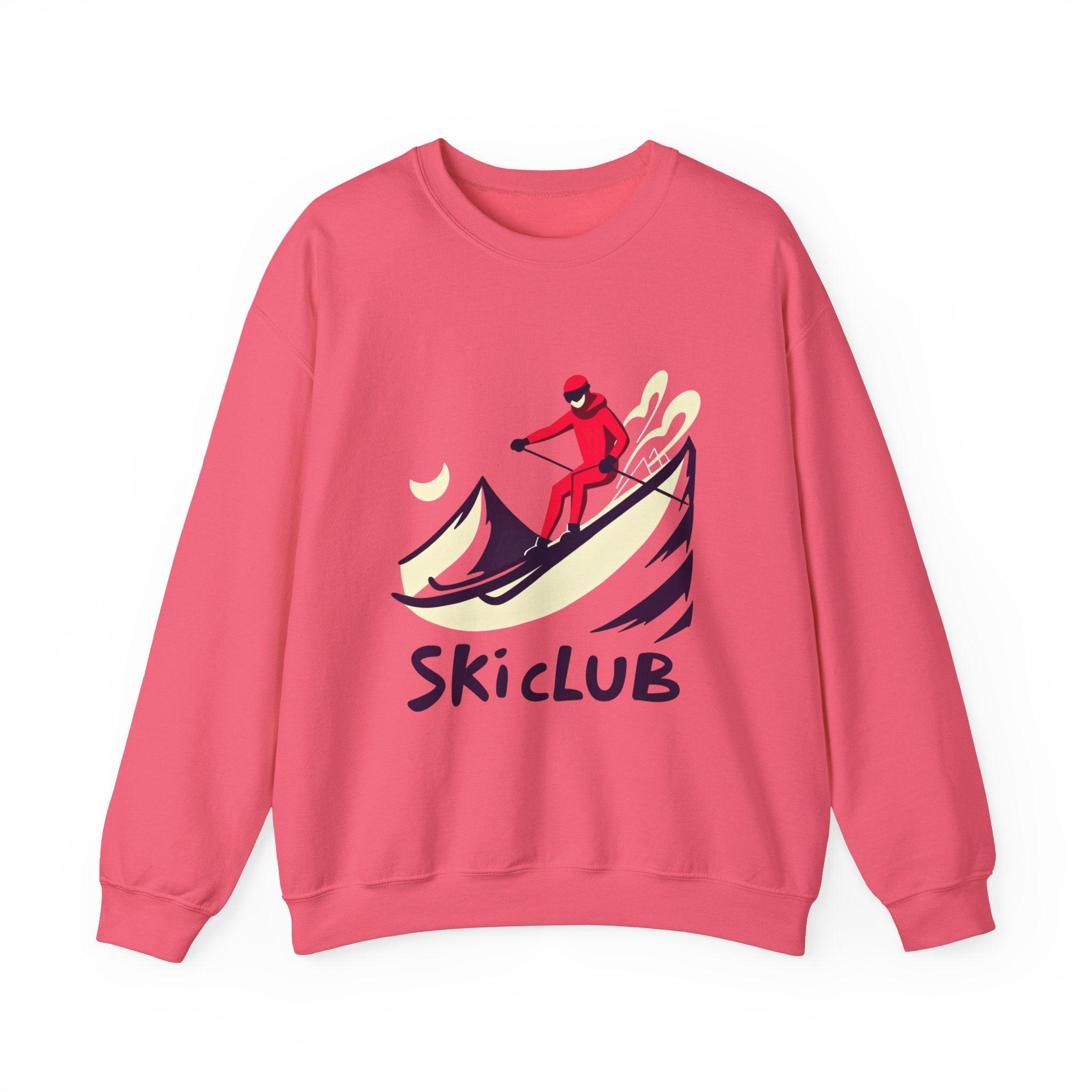 Heavy Blend Ski Club Sweatshirt for Winter Warmth Style - Even Keel LLC