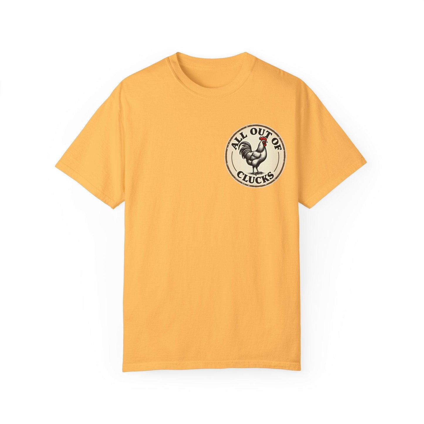 Funny All Out of Clucks Men's T-shirt for Casual Wear - Even Keel LLC