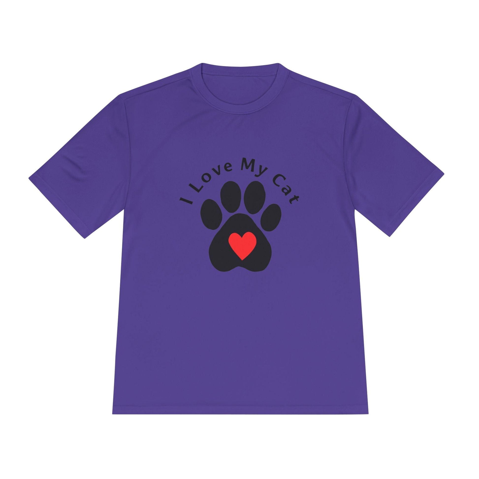 Cat Lover Moisture Wicking Tee for Cat Enthusiasts Apparel - Even Keel LLC