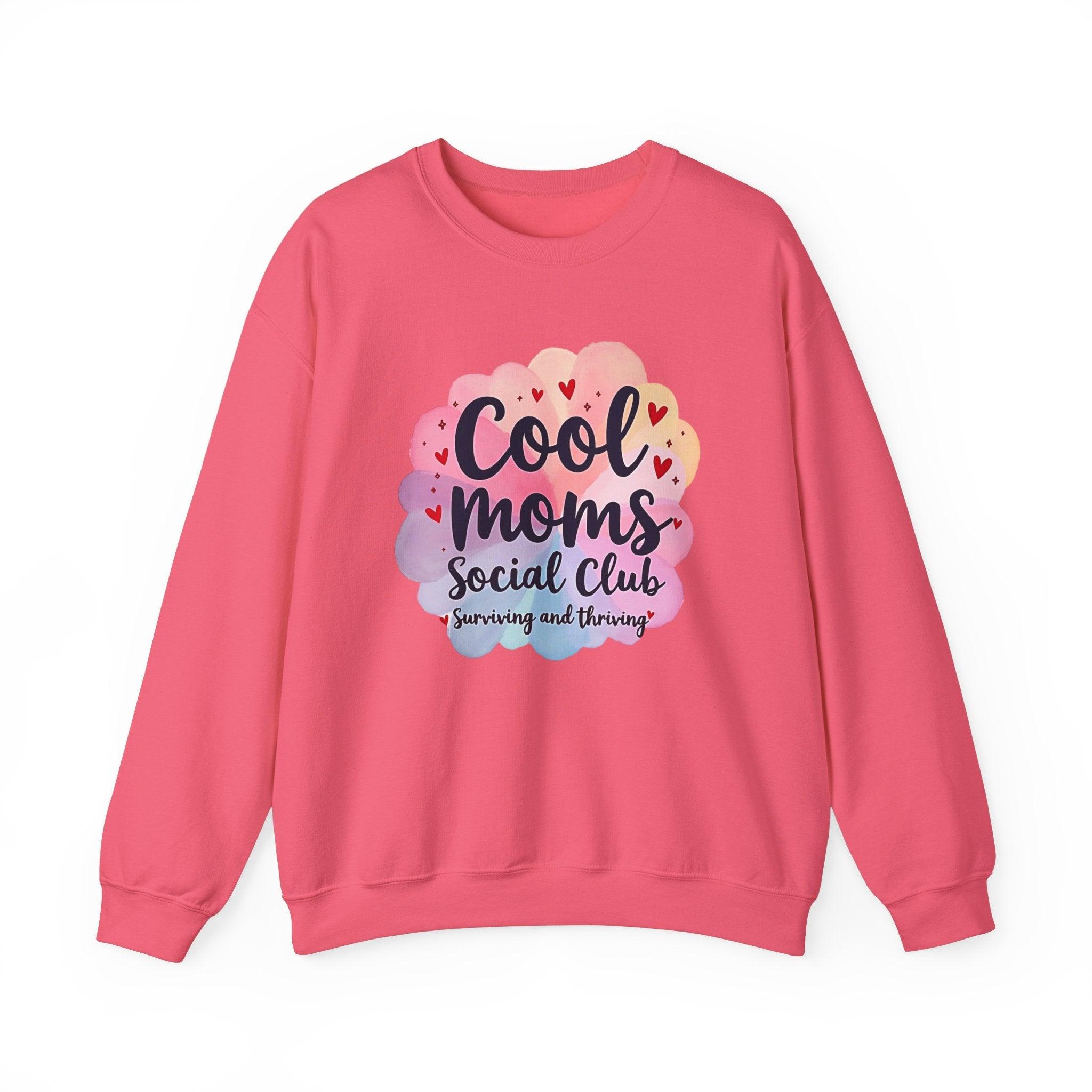 Cool Moms Social Club Surving and Thriving Crewneck Sweatshirt - Even Keel LLC