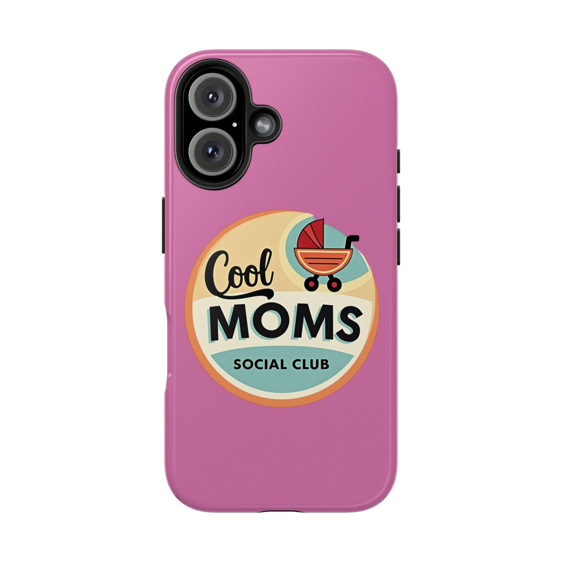 Retro Cool Moms Social Club Tough Phone Cases for Phones - Even Keel LLC