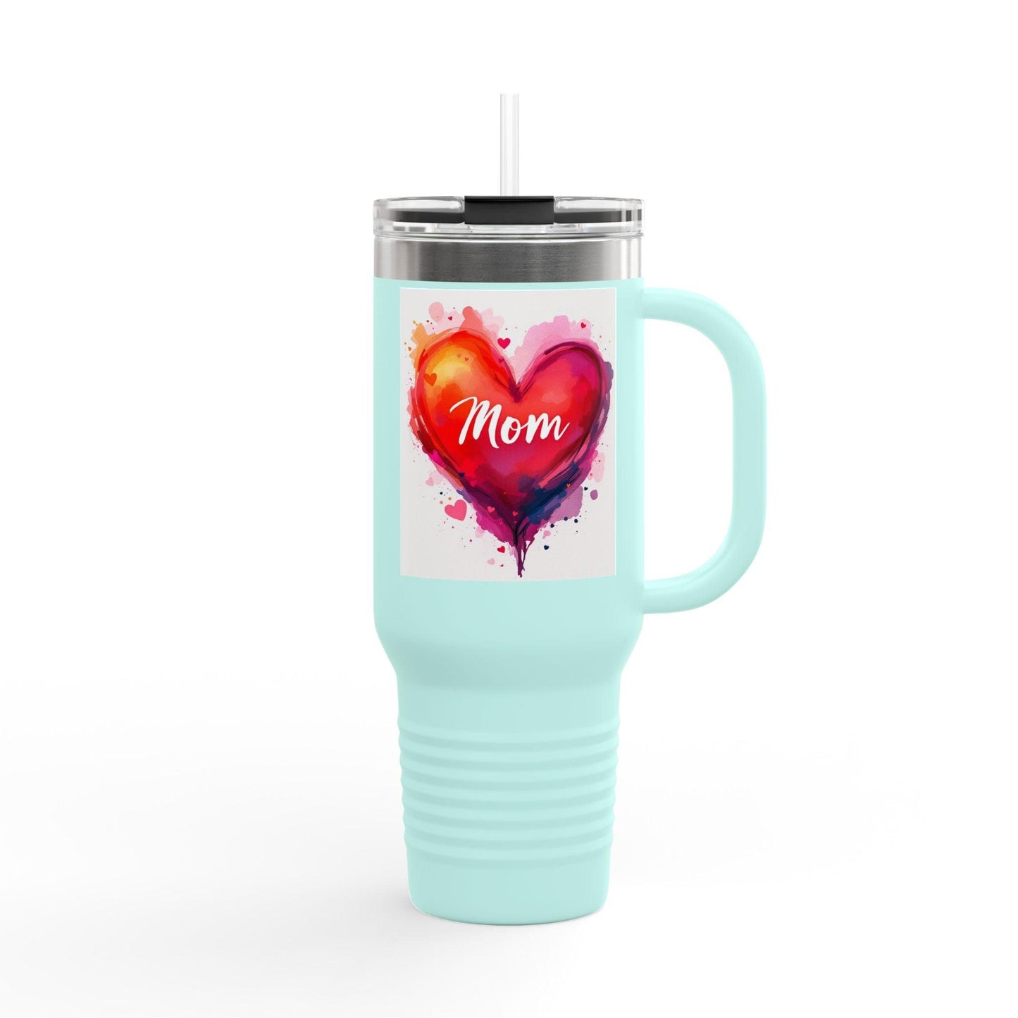 Travel Mug - Love Mom Day Insulated 40oz Coffee Cup - Even Keel LLC