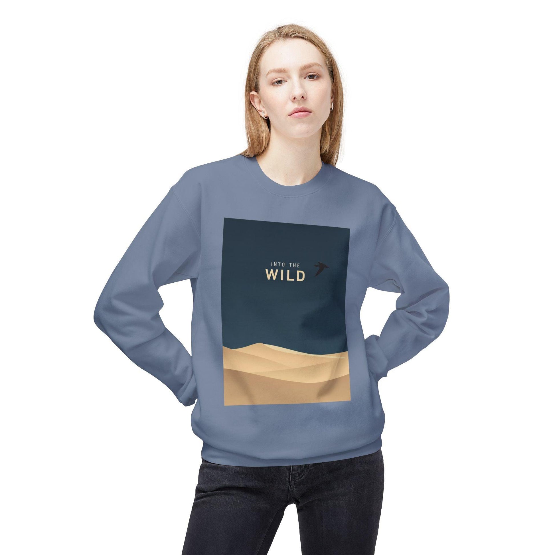 Sweatshirt 'Into the Wild' Unisex For Outdoor Adventure - Even Keel LLC