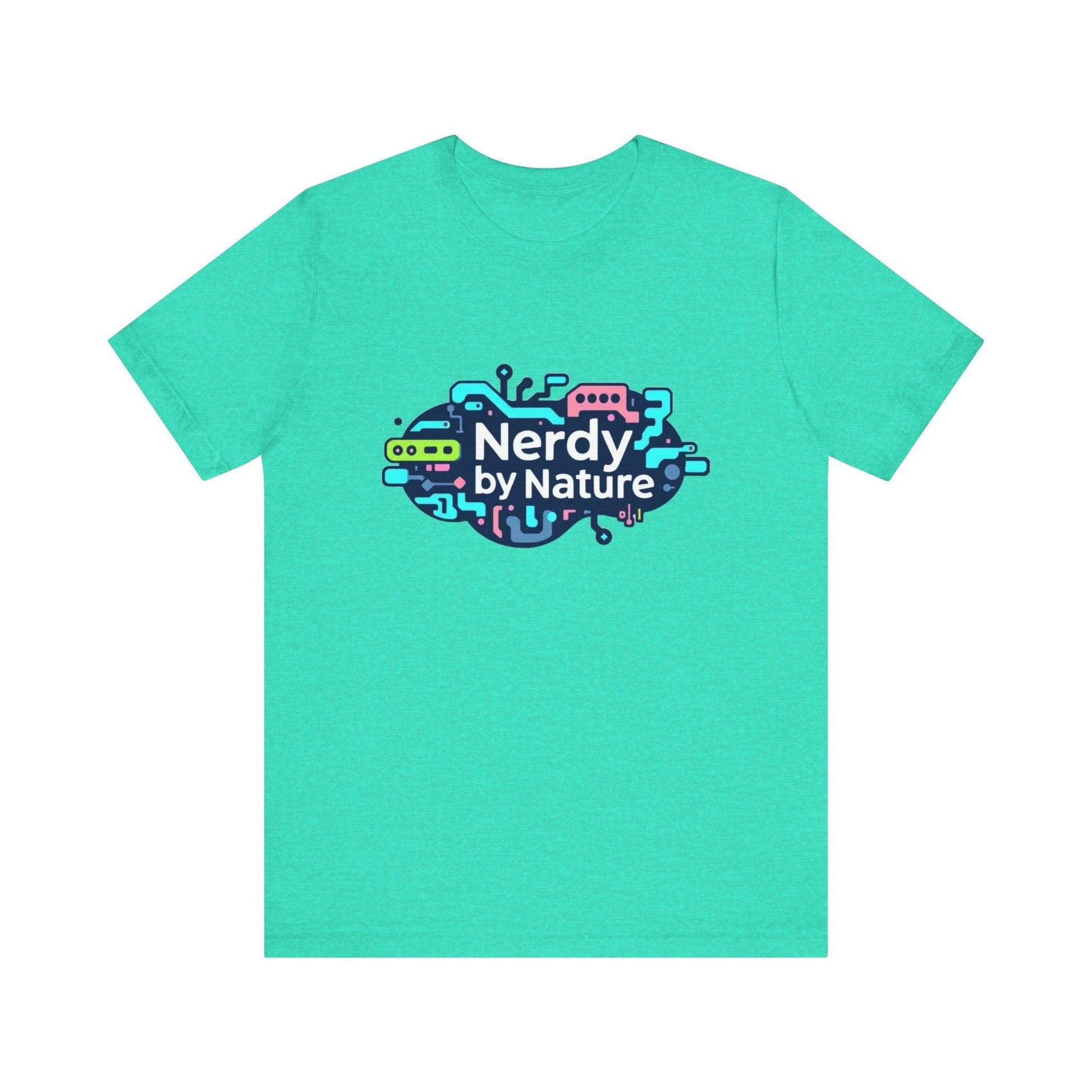 Nerdy by Nature Unisex Tee - Fun Geeky Graphic T-Shirt for Casual Wear - Even Keel LLC