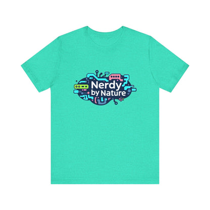 Nerdy by Nature Unisex Tee - Fun Geeky Graphic T-Shirt for Casual Wear - Even Keel LLC