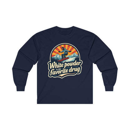 Witty Snowboarding Long Sleeve Tee for Winter Sports Wear - Even Keel LLC