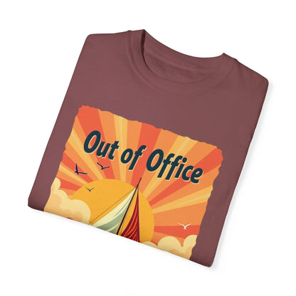 Ocean Sailing Out of Office Unisex Tee for Beach Lovers - Even Keel LLC