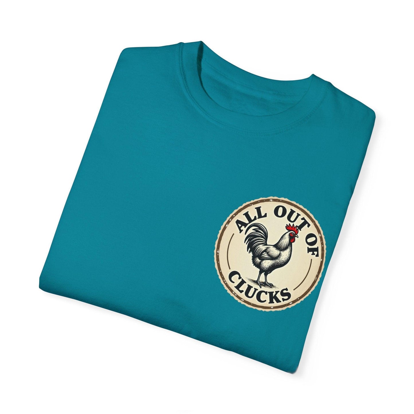 Funny All Out of Clucks Men's T-shirt for Casual Wear - Even Keel LLC