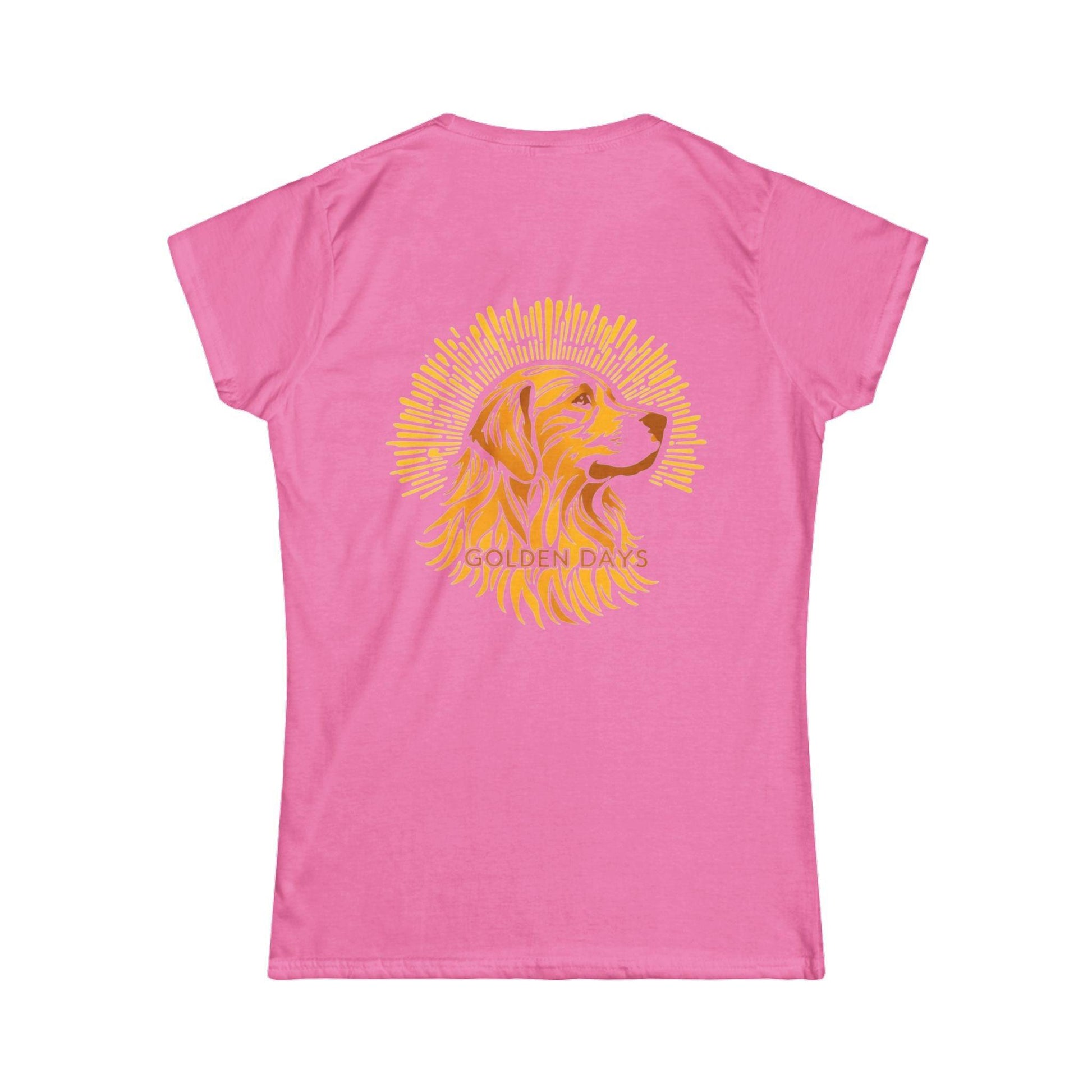 Golden Days Dog Tee - Women's T-Shirt for Golden Retriever Lovers - Even Keel LLC