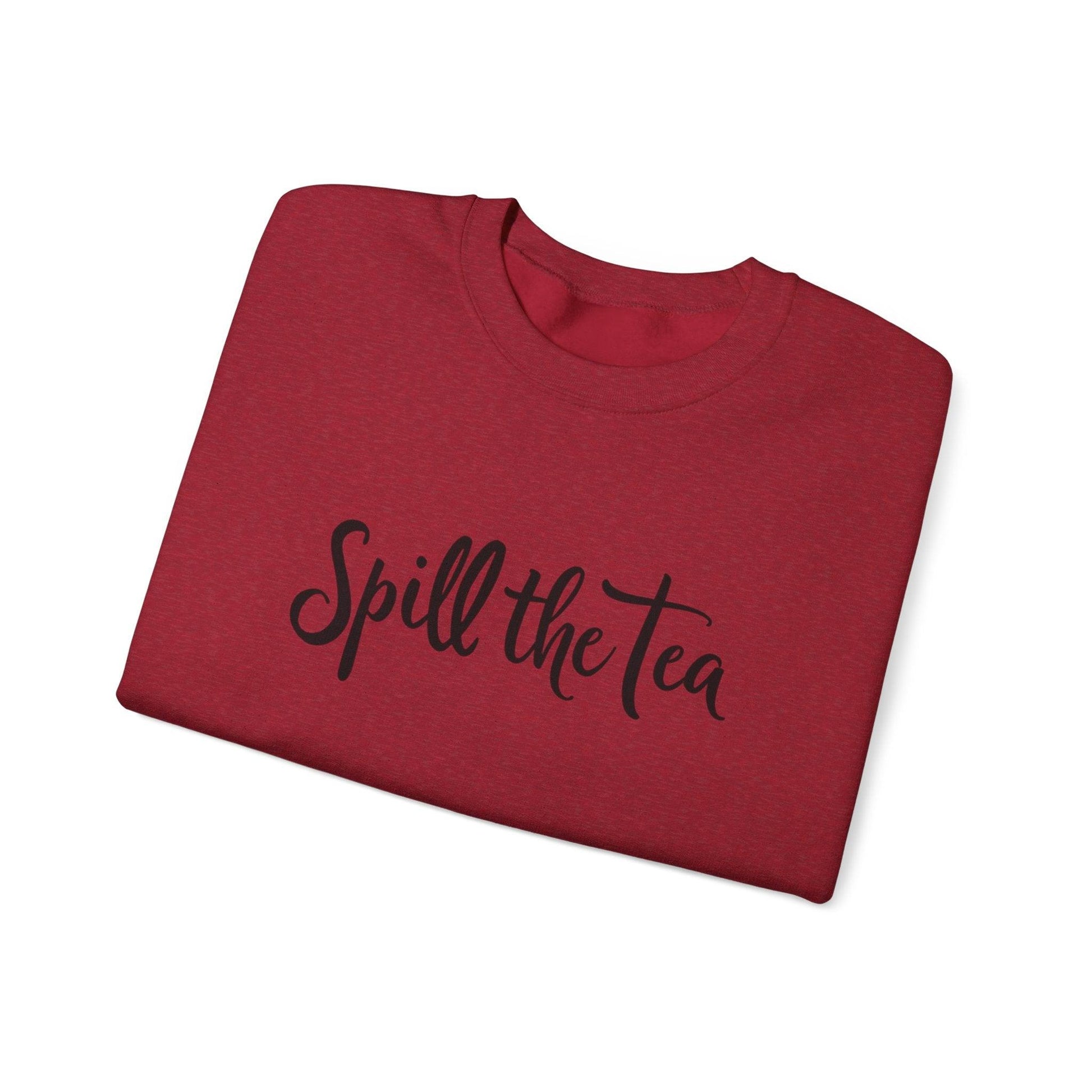 Spill the Tea Sweatshirt for Cozy Casual Style.