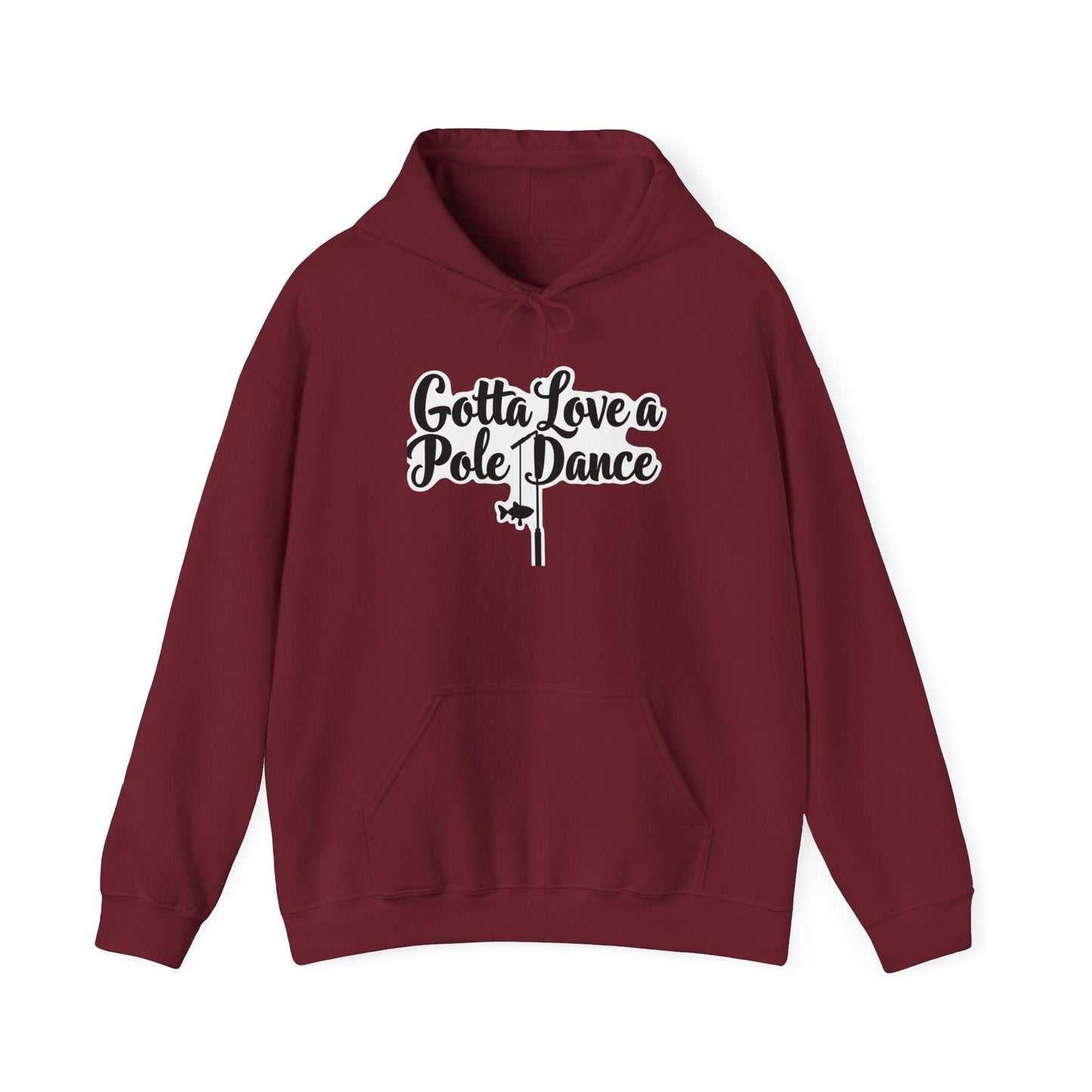 Fishing Pole Dance Hooded Sweatshirt for Cozy Comfort - Even Keel LLC