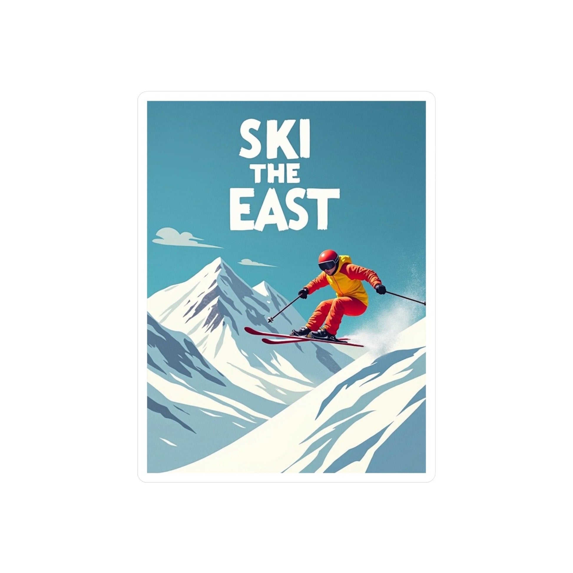 Ski The East Decal - High Quality Vinyl Sticker - Even Keel LLC