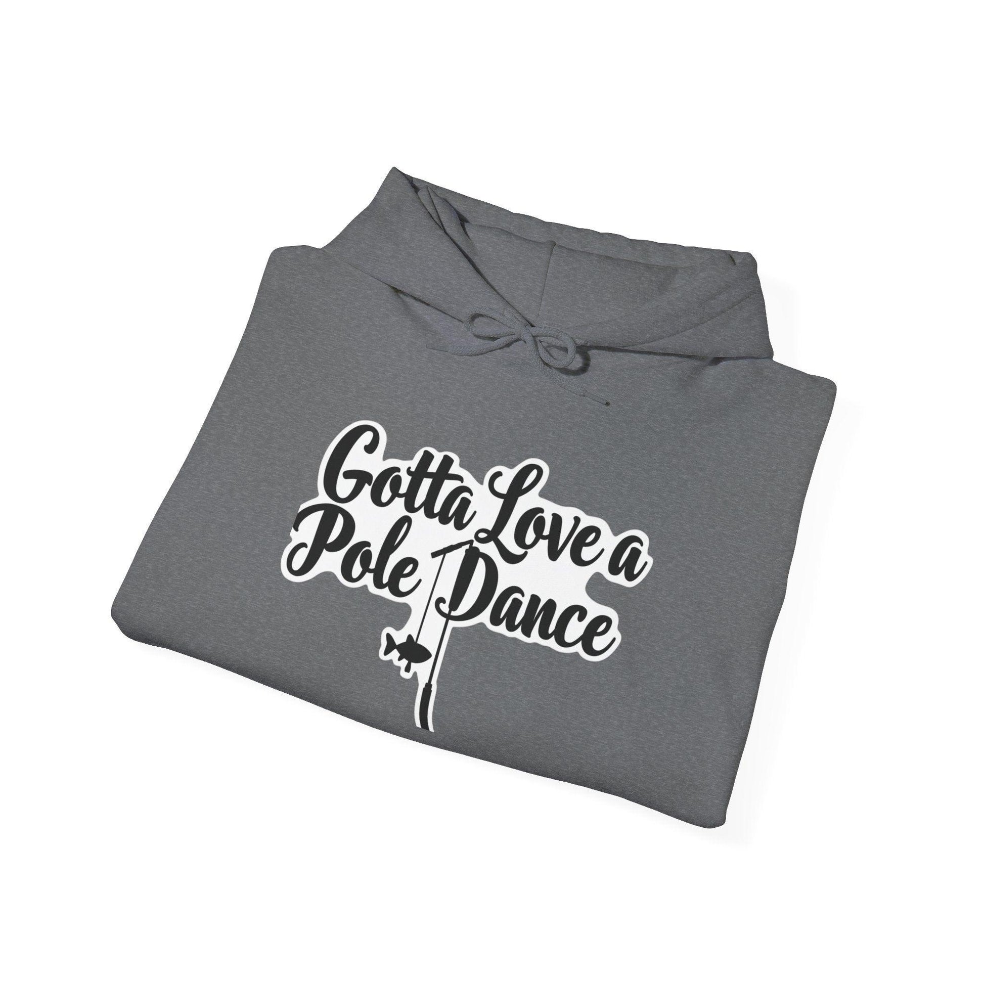 Fishing Pole Dance Hooded Sweatshirt for Cozy Comfort - Even Keel LLC