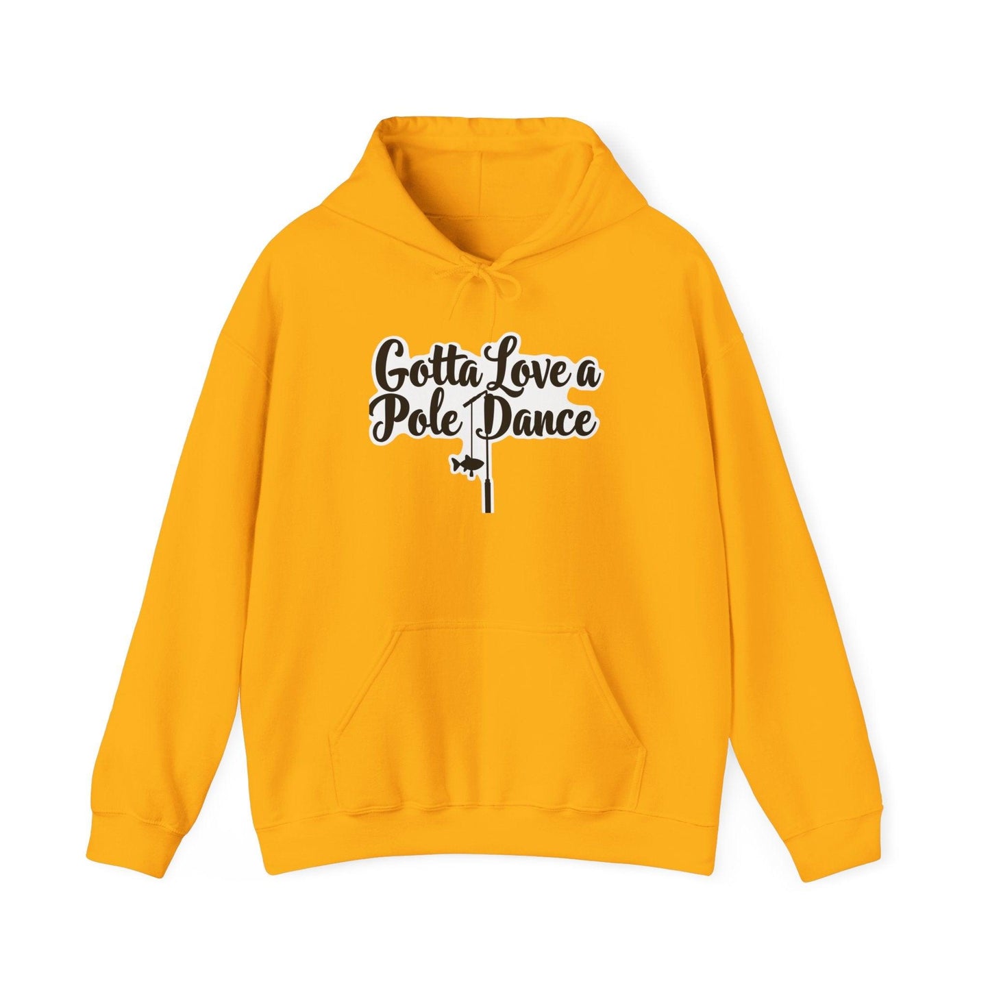 Fishing Pole Dance Hooded Sweatshirt for Cozy Comfort - Even Keel LLC