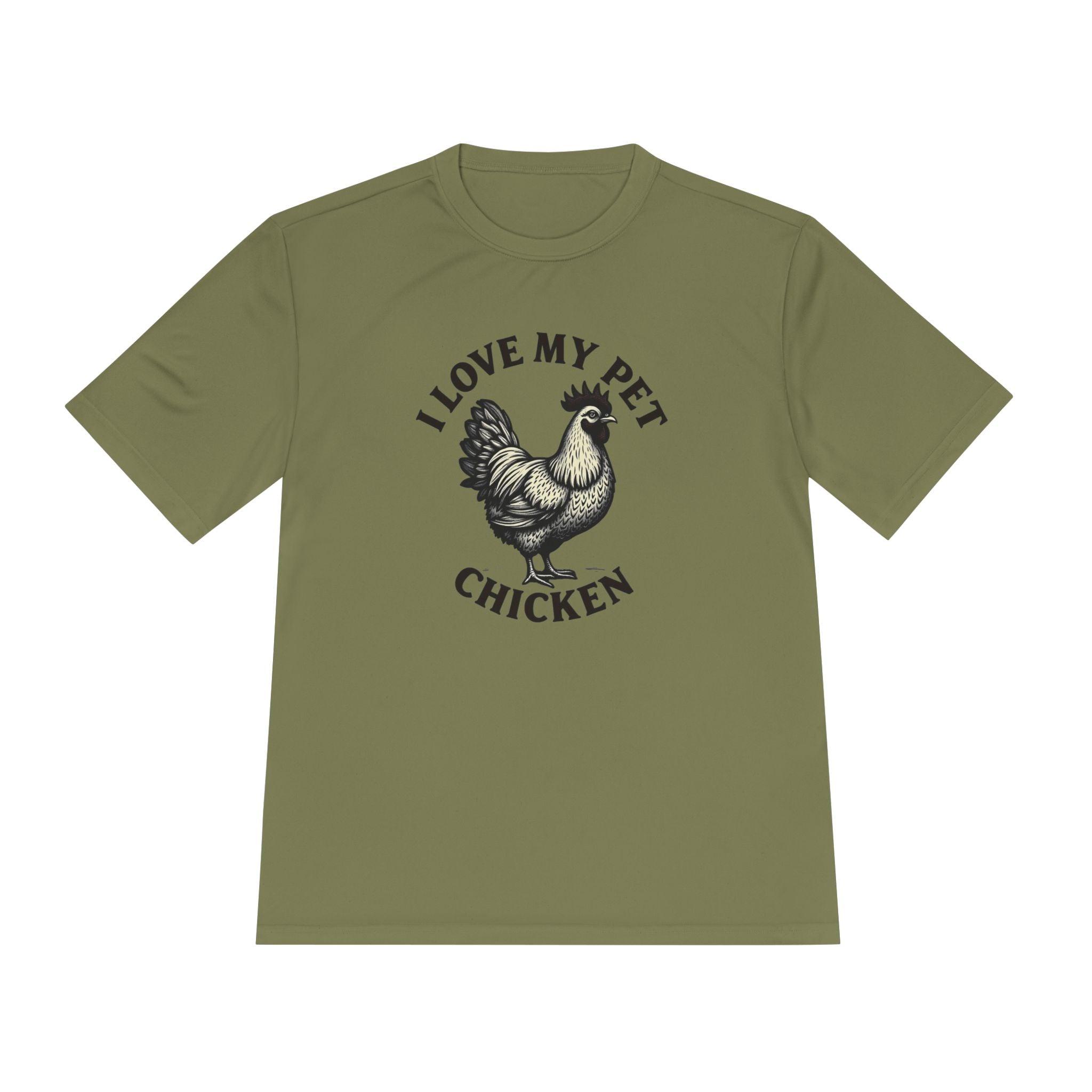 Chicken Lover Unisex Sport-Tek Tee for Active Pet Owners - Even Keel LLC