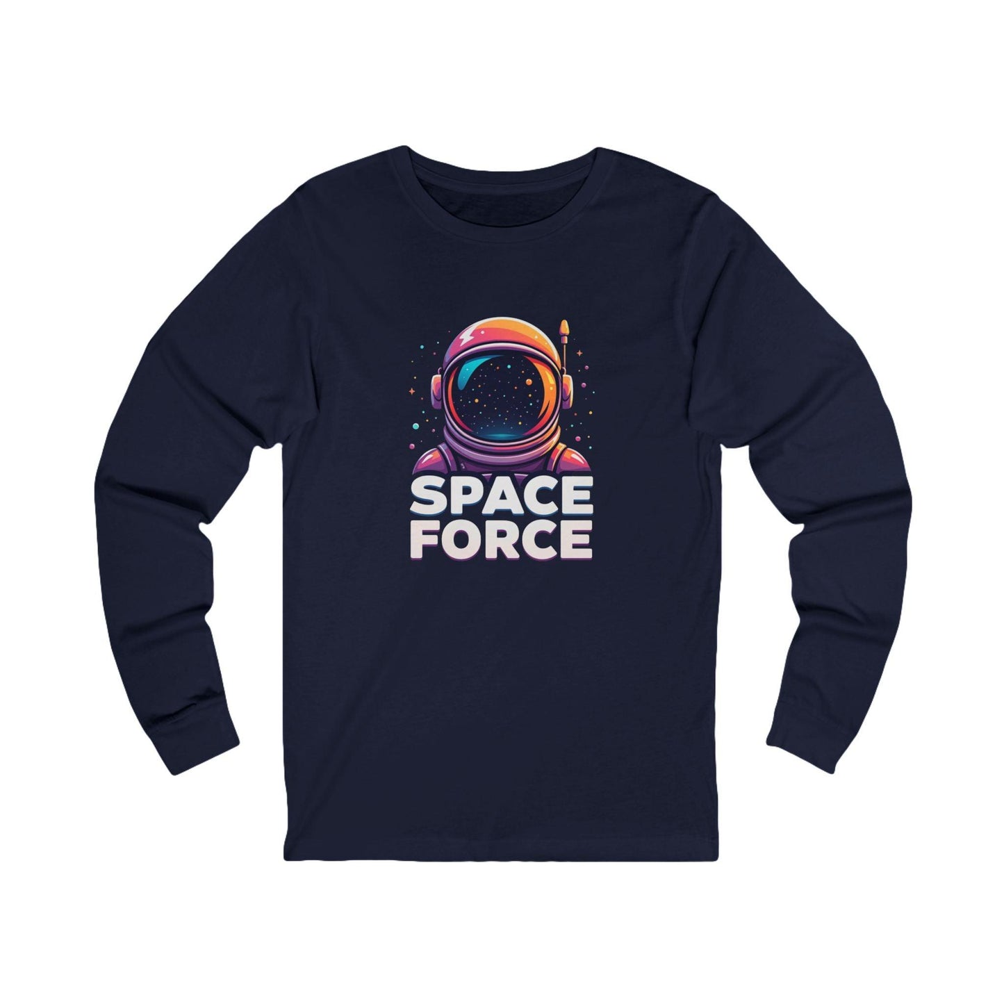 Space Force Long Sleeve Tee for Space Exploration Fans - Even Keel LLC