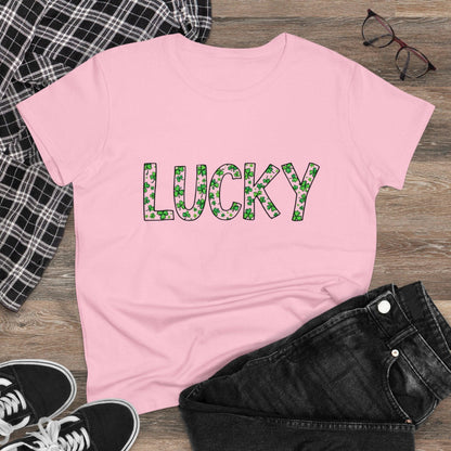 Women's Tee Lucky Shamrock Shirt for St. Patrick's Day Fun - Even Keel LLC