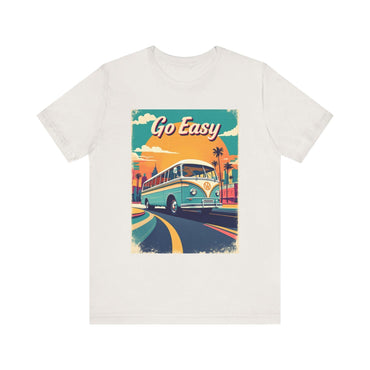 Retro 'Go Easy' Unisex Jersey Tee - Vintage Summer Shirt - Even Keel LLC