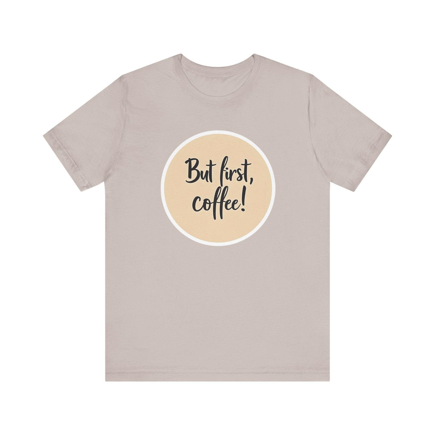 Coffee Lover Tee - Unisex Short Sleeve Jersey Shirt Design - Even Keel LLC