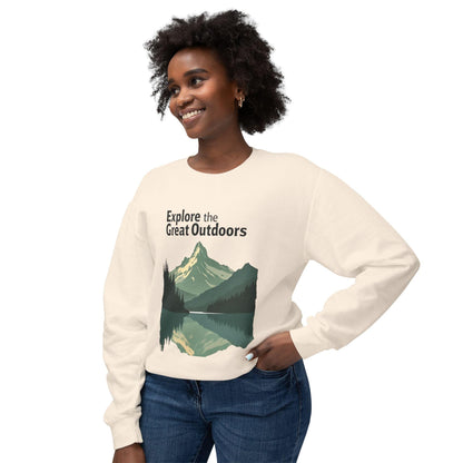 Outdoor Reflections Sweatshirt for Nature Lovers and Adventurers - Even Keel LLC