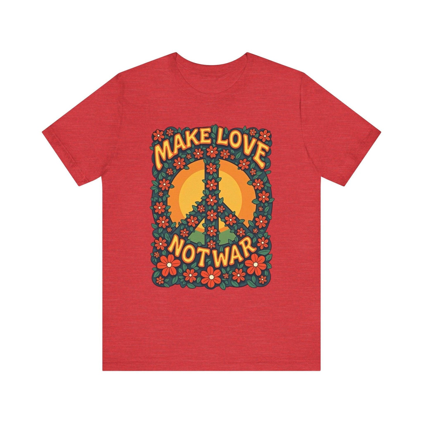 Peace Sign T-Shirt for Love and Unity in Any Size - Even Keel LLC