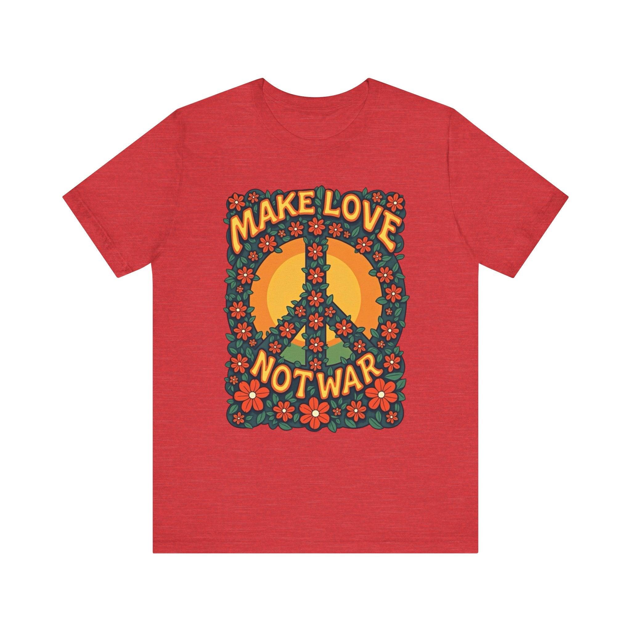 Peace Sign T-Shirt for Love and Unity in Any Size - Even Keel LLC