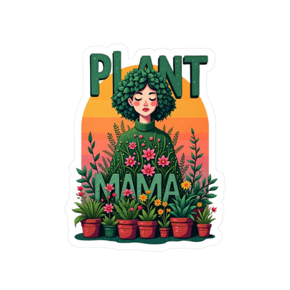 Plant Mama Decal - High Quality Vinyl Sticker Art - Even Keel LLC