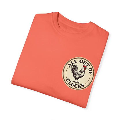 Funny All Out of Clucks Men's T-shirt for Casual Wear - Even Keel LLC