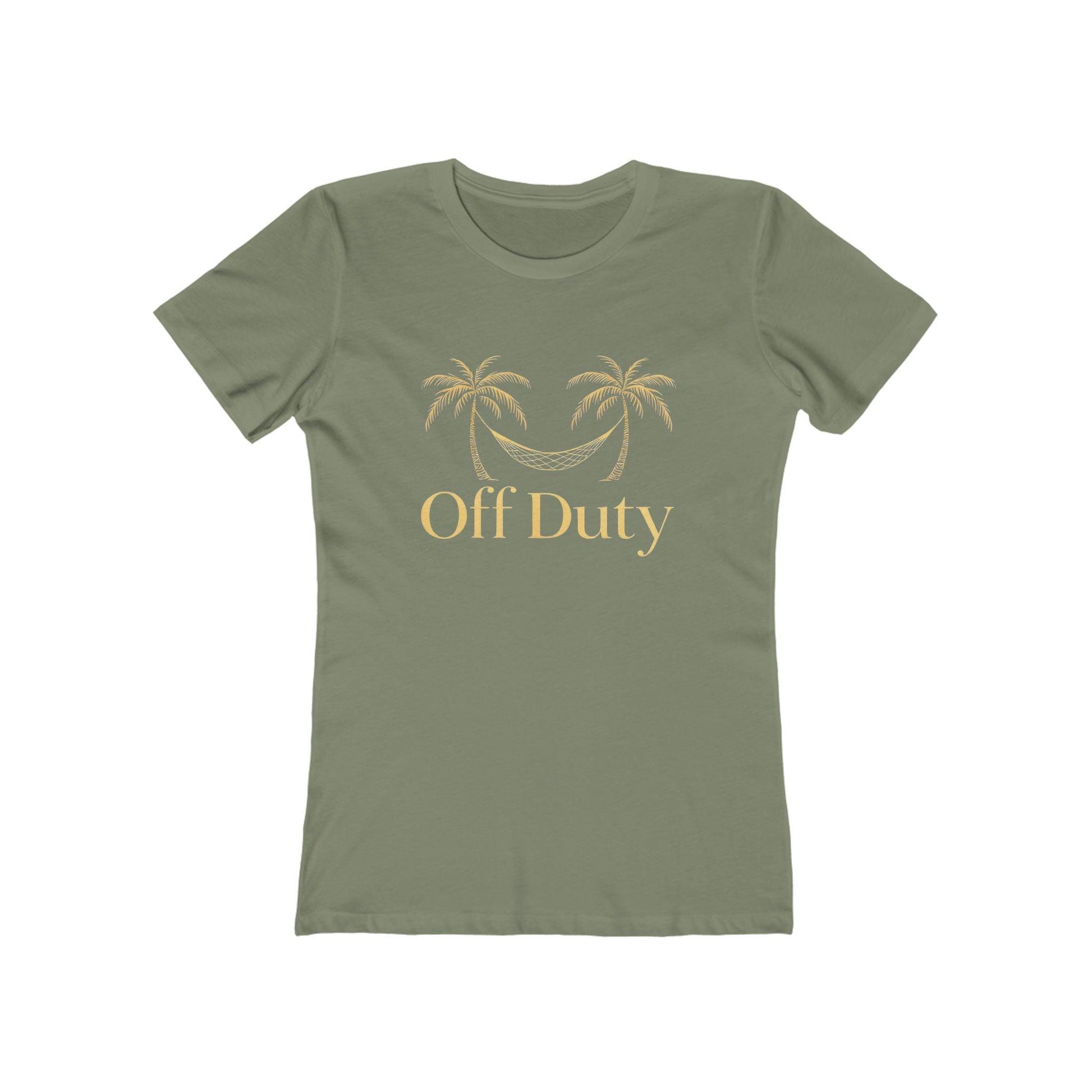 Mom Off Duty Tee for Comfortable and Stylish Moms - Even Keel LLC