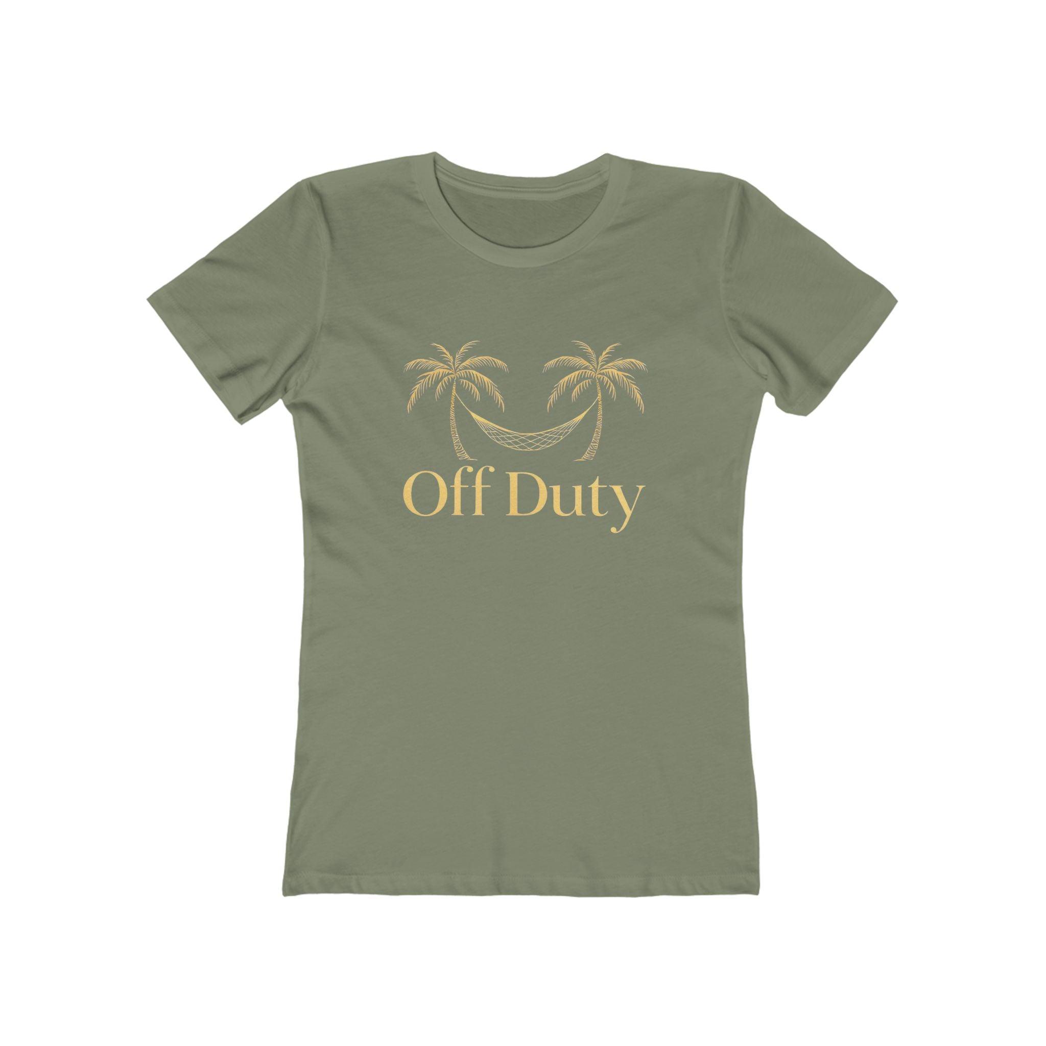 Mom Off Duty Tee for Comfortable and Stylish Moms - Even Keel LLC