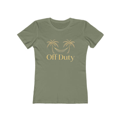 Mom Off Duty Tee for Comfortable and Stylish Moms - Even Keel LLC