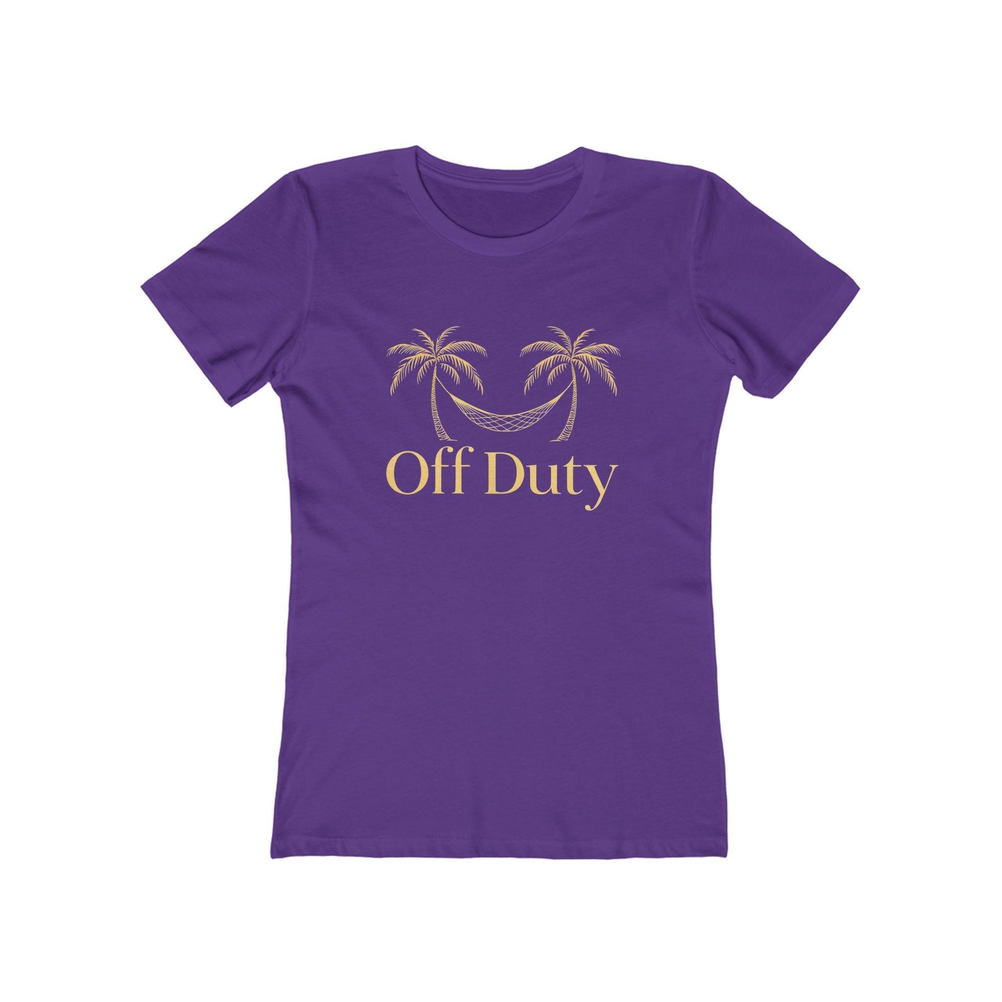 Mom Off Duty Tee for Comfortable and Stylish Moms - Even Keel LLC