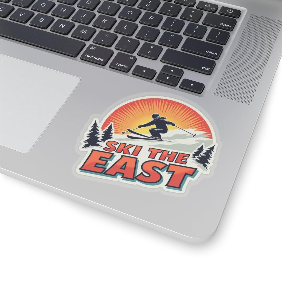 Ski The East Sticker - Custom Kiss-Cut Vinyl Design - Even Keel LLC