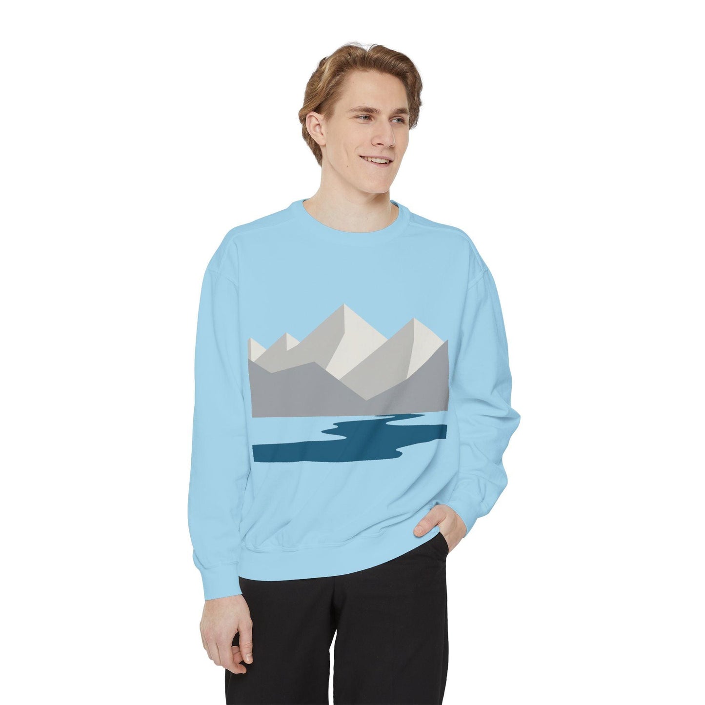 Mountain River Sweatshirt for Nature Lovers and Adventurers - Even Keel LLC