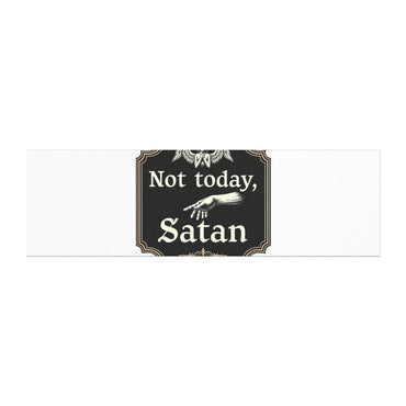 Not Today Satan Car Magnets for Personal Style and Fun - Even Keel LLC