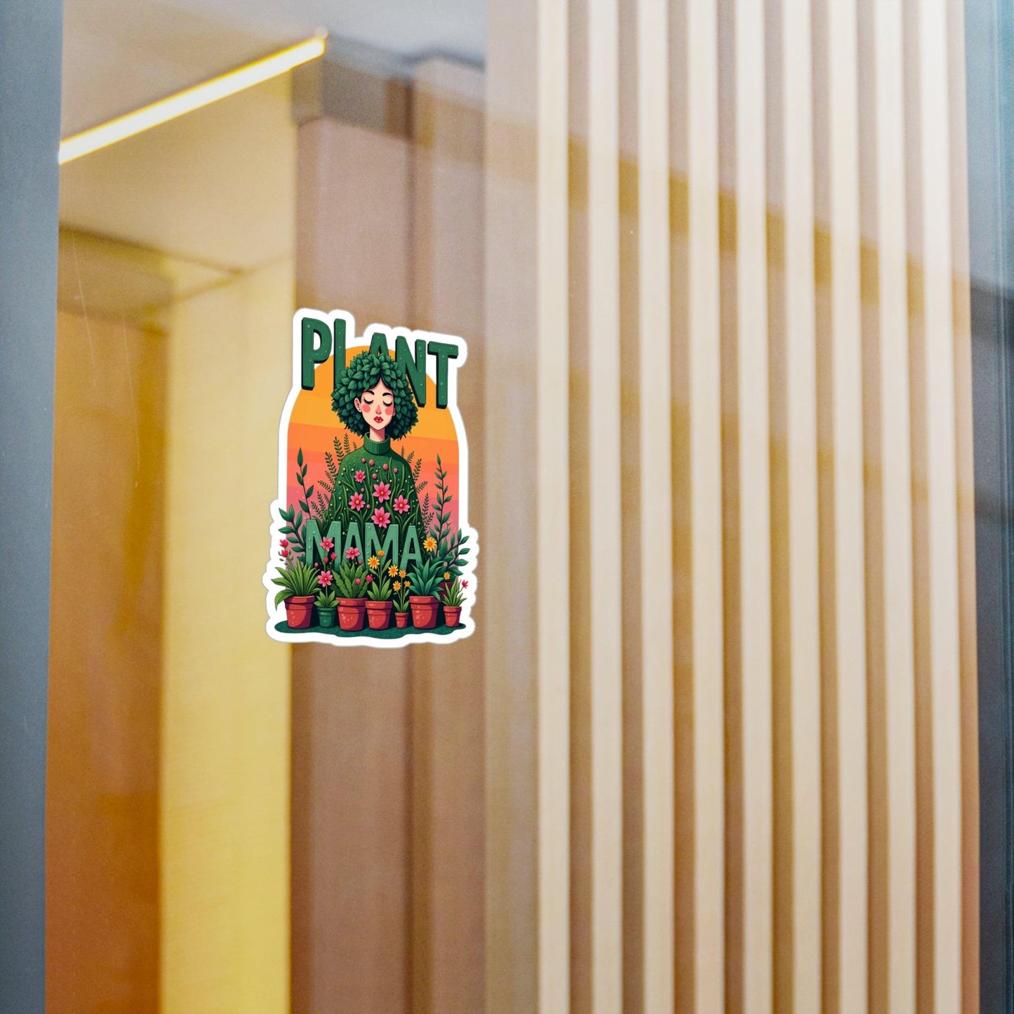 Plant Mama Decal - High Quality Vinyl Sticker Art - Even Keel LLC