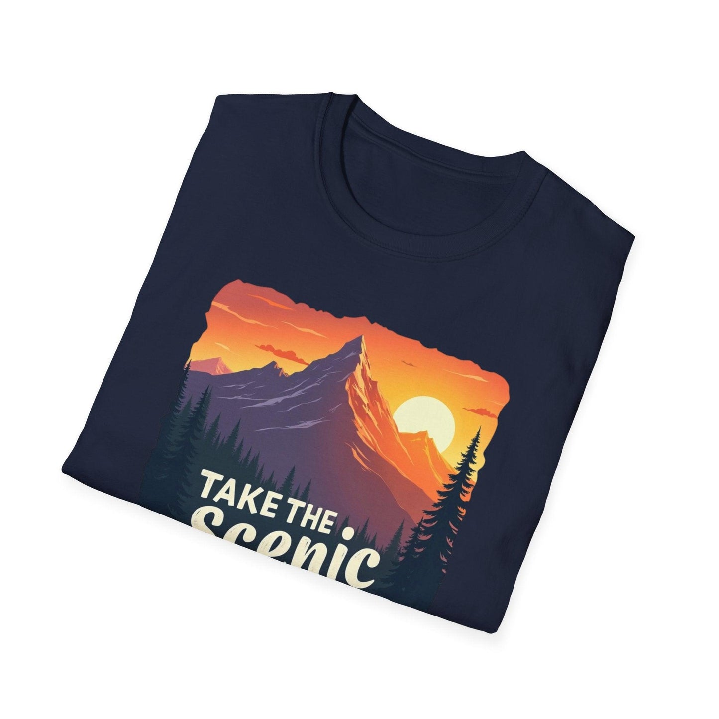 Scenic Route T-Shirt for Adventurers and Explorers Gear - Even Keel LLC