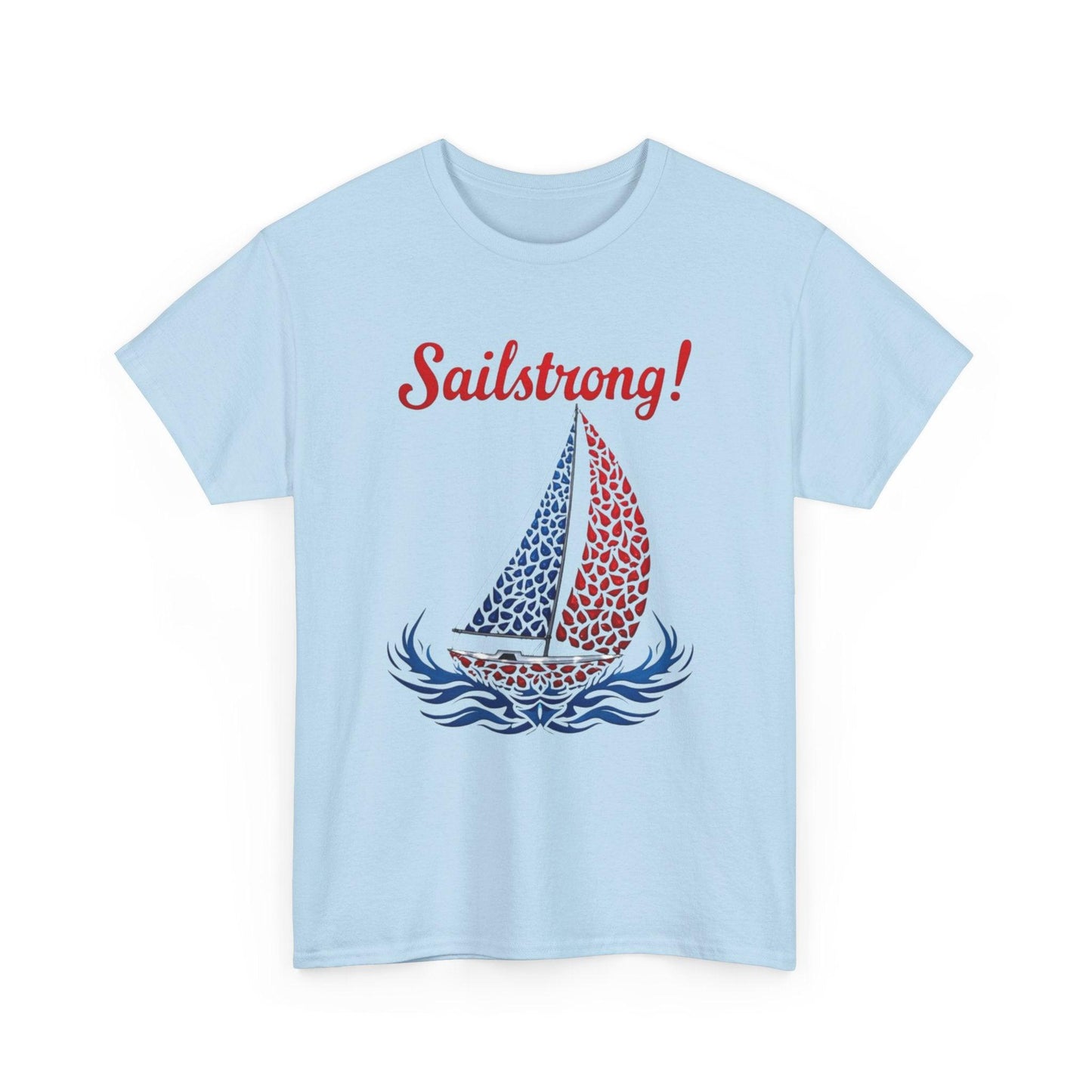 Sailstrong - Unisex Patriotic Sailing Tee for Comfort - Even Keel LLC