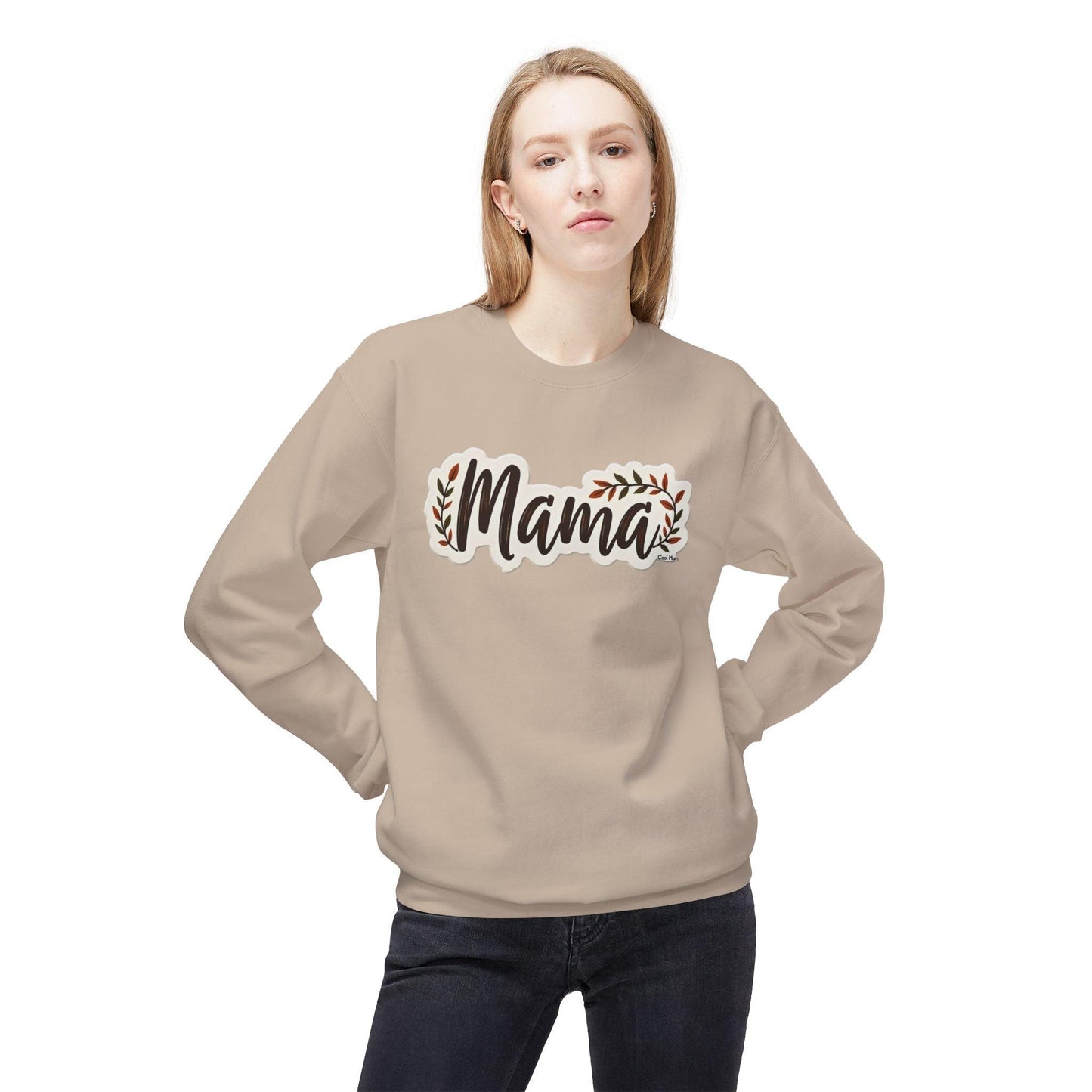 Mama Crewneck Sweatshirt for Moms - Cozy and Stylish Wear - Even Keel LLC